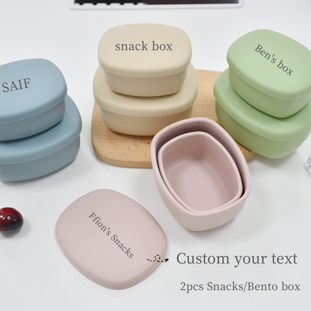 Food Snacks Name - ชุดกล่องถนอมอาหารซิลิโคน 2 ชิ้น ขนาด 350 มล.