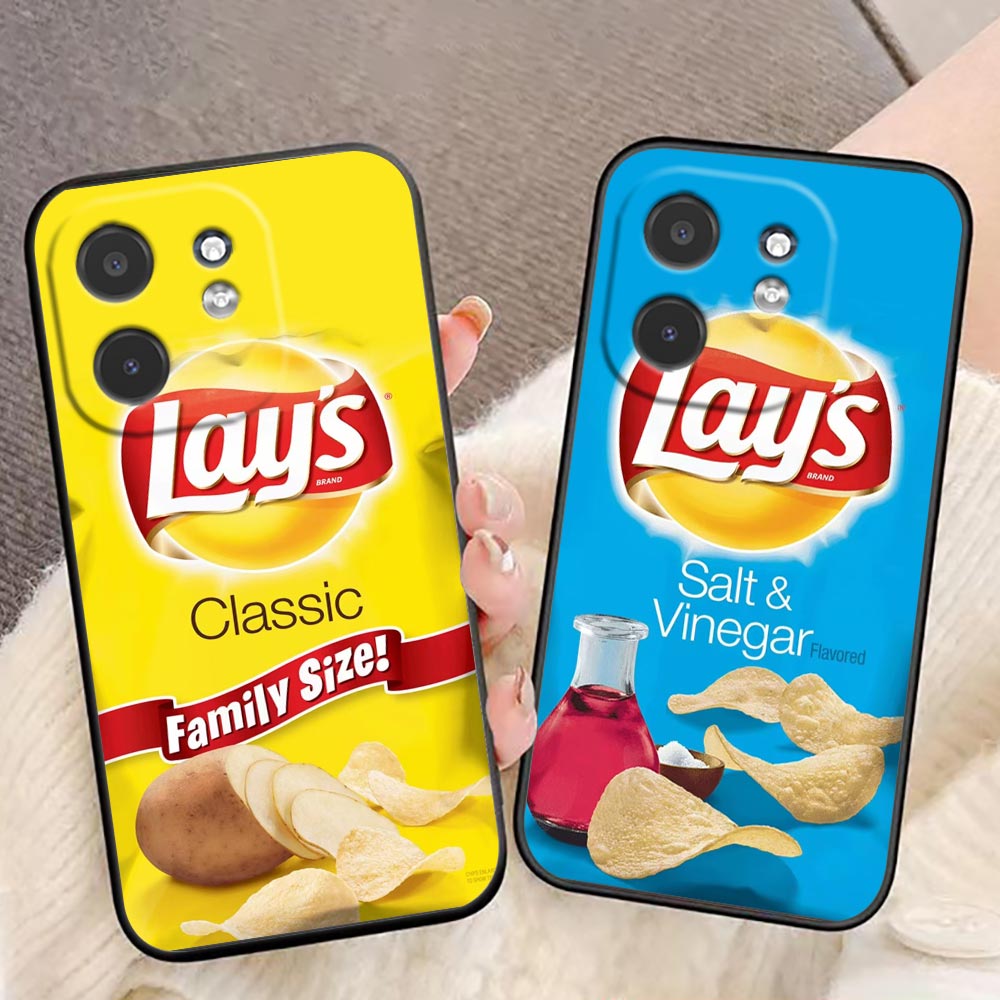 Logo Food Snack - เคสโทรศัพท์ลายขนมขบเคี้ยวมันฝรั่ง L-Lay'S สำหรับ Infinix TECNO POP