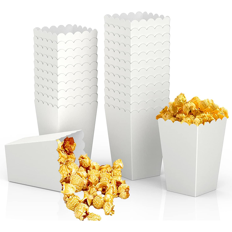 Food Snacks For Kids - 12 ชิ้นกระดาษ Candy กล่อง Popcorn กล่อง