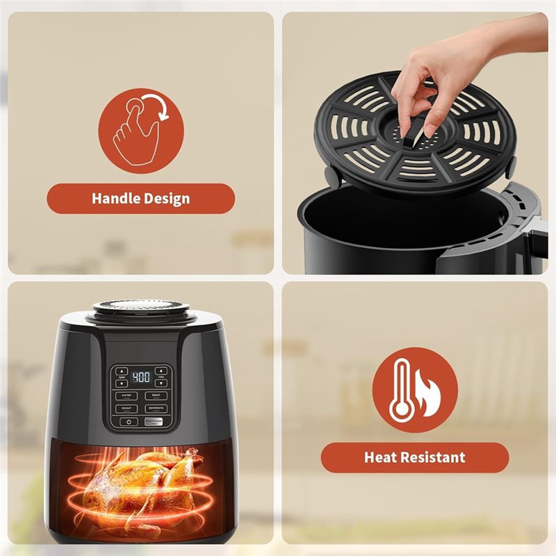 AT59 หม้อทอดไร้น้ำมัน แผ่นกรอง - Ninja Air Fryer Af101 บทวิจารณ์และราคา