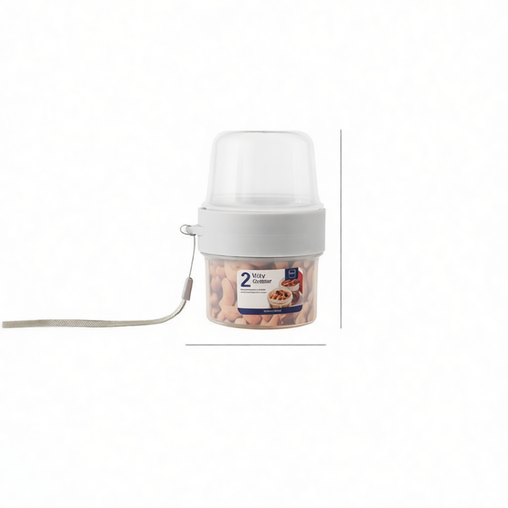 กล่องเก็บอาหารแบบพกพาสองชั้น ป - Baby Food Snacks Yogurt บทวิจารณ์และราคา