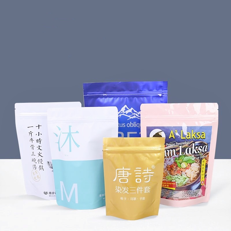 ถุงพลาสติกใสแบบมีซิปสำหรับบรรจ - Logo Food Snack บทวิจารณ์และราคา
