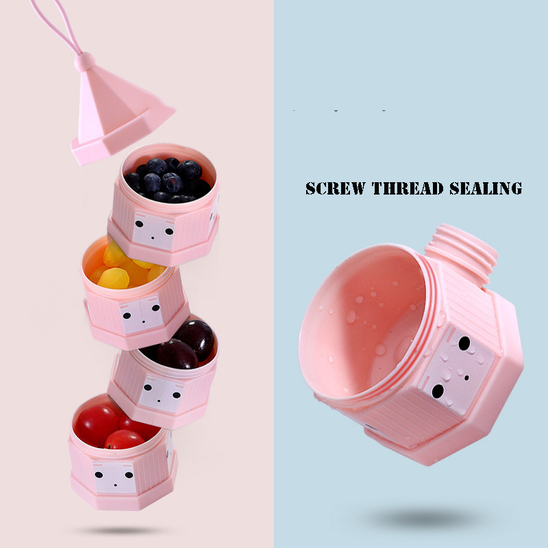 3/4ชั้นอาหารเด็กแบบพกพาเด็กขนม - Food Snacks For Kids บทวิจารณ์และราคา