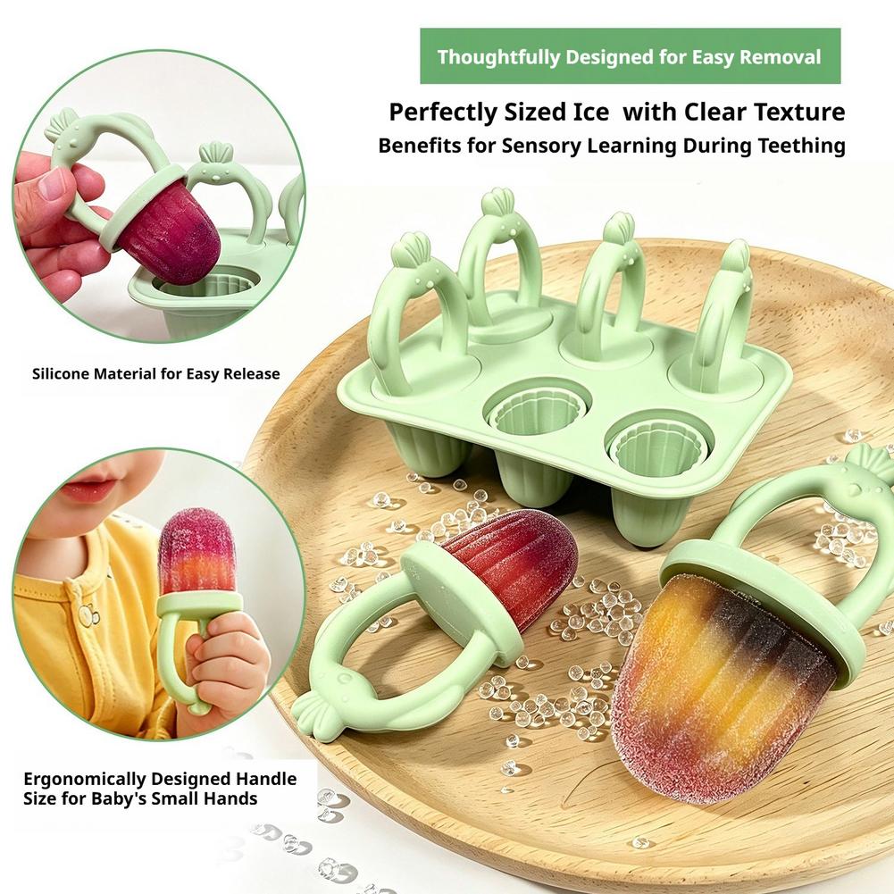 แม่พิมพ์ซิลิโคนทำไอศกรีม 1 ชุด - Homemade Food Snacks บทวิจารณ์และราคา
