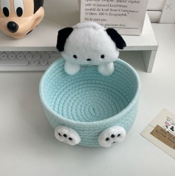 รูปแมวน่ารักตะกร้าเก็บ Kawaii  - Food Grocery Snacks บทวิจารณ์และราคา