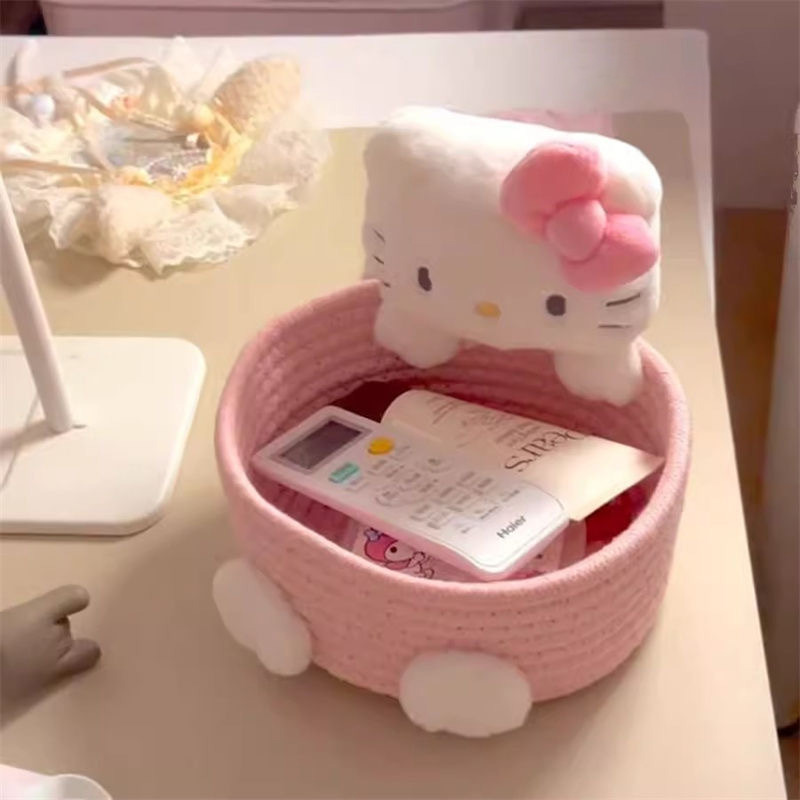 รูปแมวน่ารักตะกร้าเก็บ Kawaii  - Food Grocery Snacks บทวิจารณ์และราคา