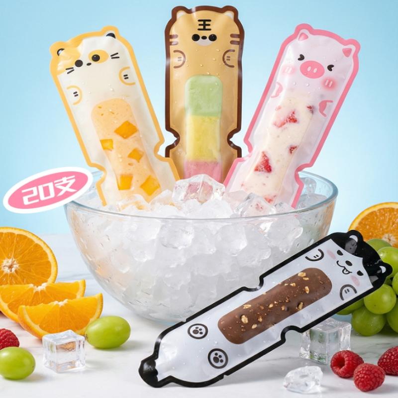 ถุงทำไอศกรีมแท่งลายการ์ตูนน่าร - Homemade Food Snacks บทวิจารณ์และราคา