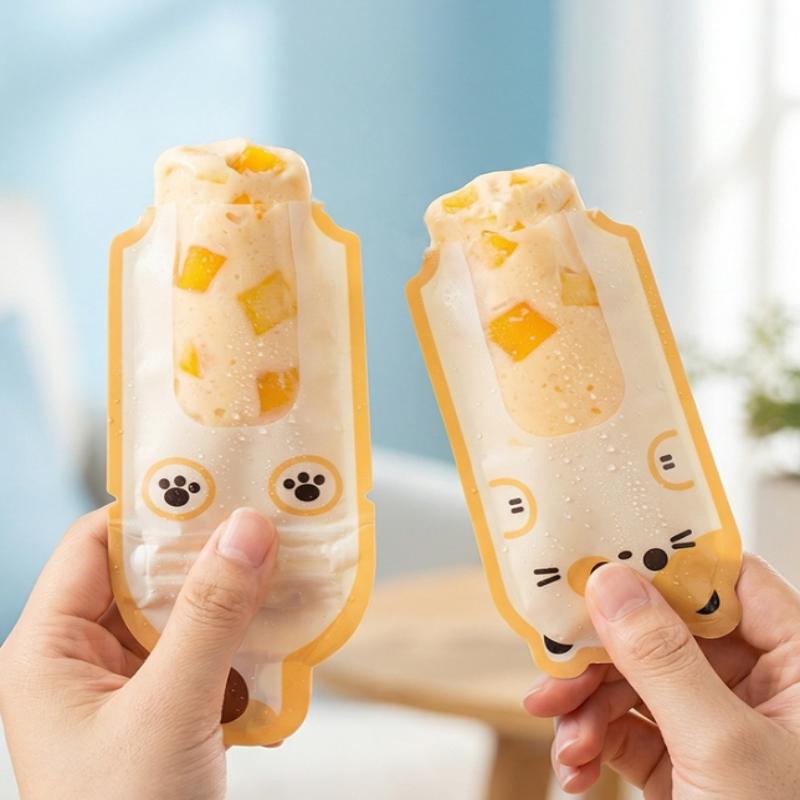 ถุงทำไอศกรีมแท่งลายการ์ตูนน่าร - Homemade Food Snacks บทวิจารณ์และราคา